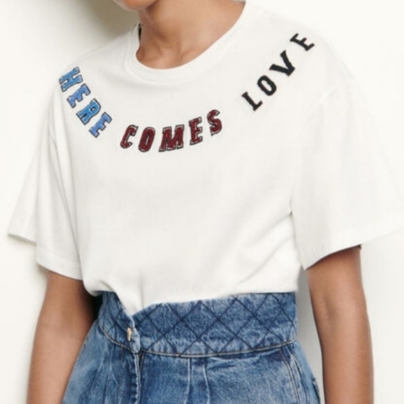 Sandro Paris T-Shirt - Picture 1 of 8